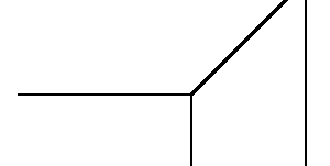 pogrubienie 45 stopni